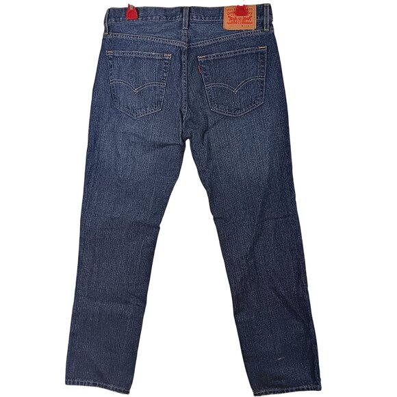 Levis 559 Mens Relaxed Straight Fit Jeans 34x31 Blue Denim - Picture 2 of 10